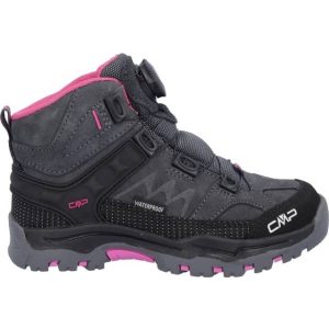 CMP Kid's Kiruna Mid Fitgo Trekking Shoes WP Vandresko sort