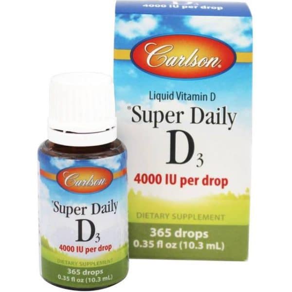 Carlson Super Daily D3 4000 IU 0.35 fl oz