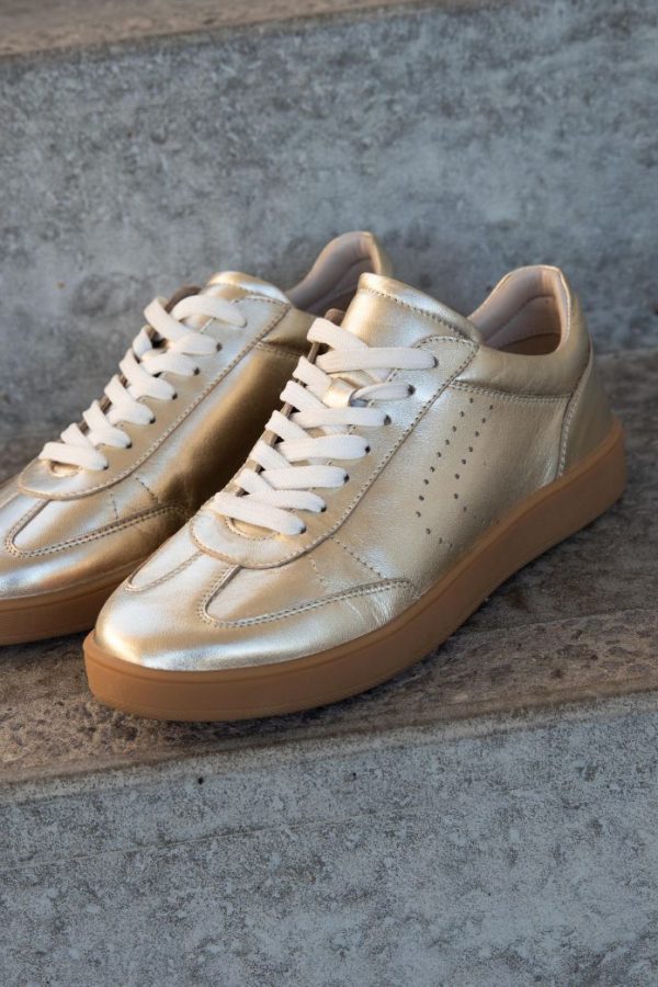 Copenhagen Shoes - Sko - Powerfull - Gold (Levering slut marts)