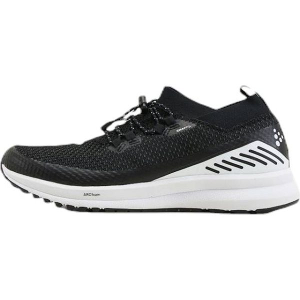 Craft Fuseknit X II White/Black, Female, Sko, Løbesko, Løb, Hvid/Sort, 5,5