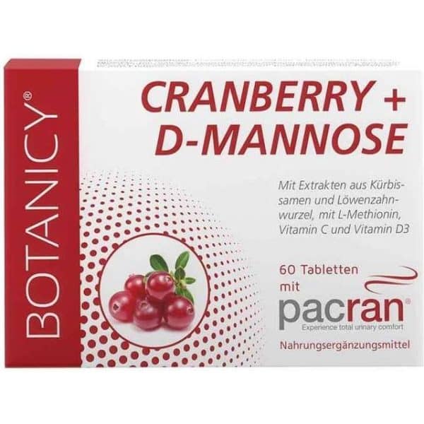 Cranberry + D-Mannose Unterstützt Blase Vitamin