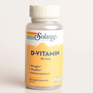 D-vitamin 30 mcg Solaray