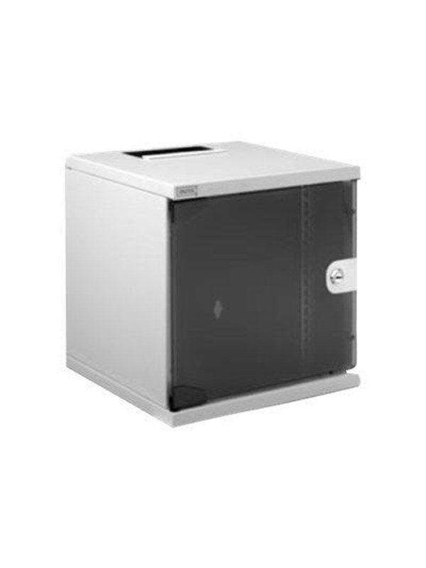 DIGITUS DN-10-05U-1 - 6U Wall Mount Rack Cabinet (with Glass Door)