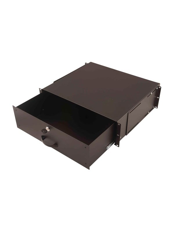 DIGITUS DN-19 KEY-3U-SW Keyboard Drawer & Document Storage for 483 mm (19") Cabinets