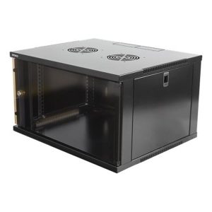 Deltaco 19-5406B - 6U Wall-Mount Rack Cabinet