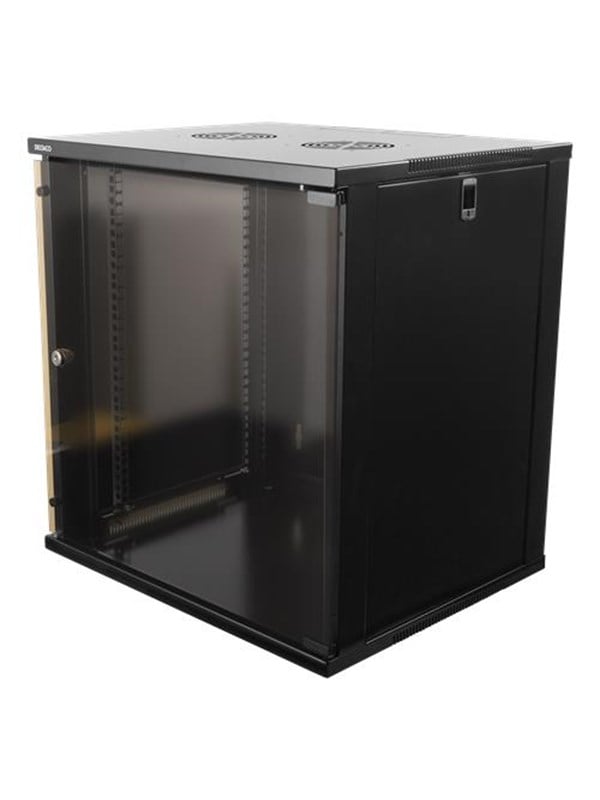 Deltaco 19-5412B - 12U - Wall Mount Rack Cabinet