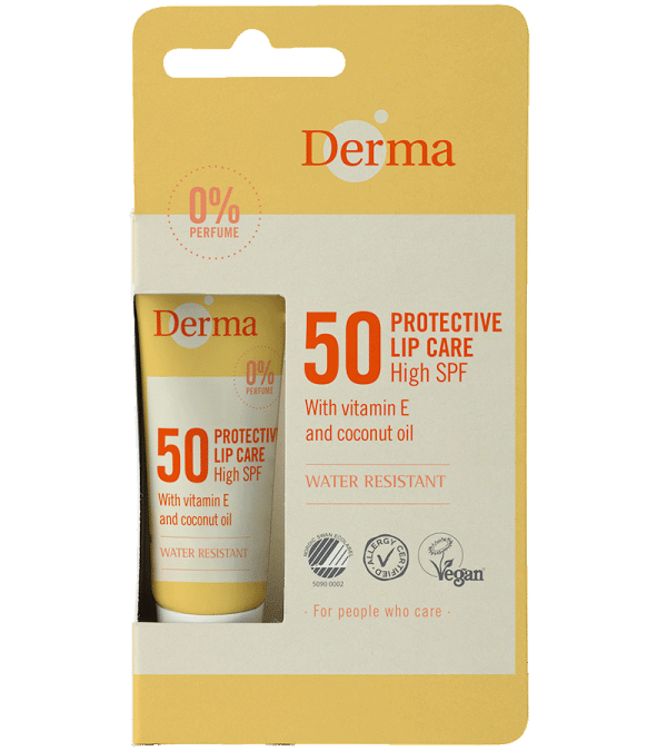 Derma Sun Lip Balm SPF50 (10 ml) - Vandfast solcreme