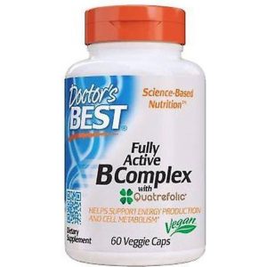 Doctor's Best Fully Active B-Complex with Quatrefolic- 30 vcaps 30 stk