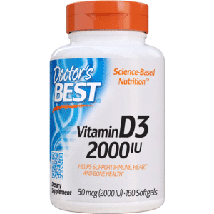 Doctor's Best Vitamin D3 2000 IU 180 softgels