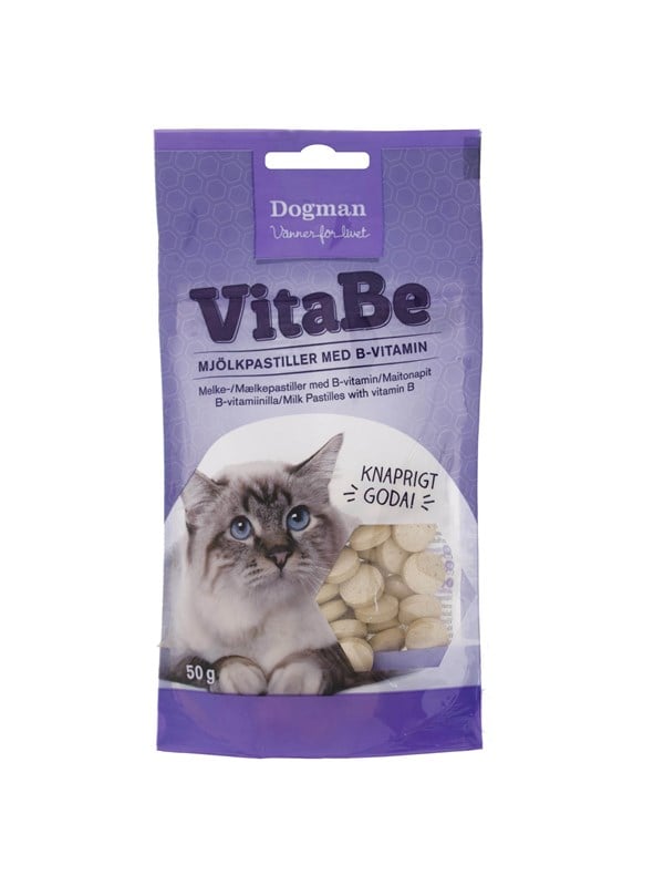 Dogman Mælketabletter med ølgær og B-vitaminer til katte 50g
