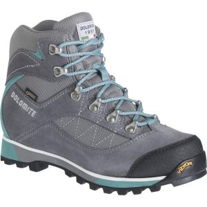 Dolomite Zernez GTX Women's Trekking Shoes - Gray/Dusty Teal Green