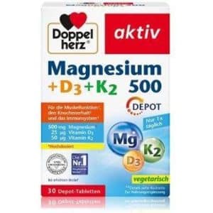 Doppelherz Gesundheit Immunsystem & Zellschutz Magnesium 500 D3