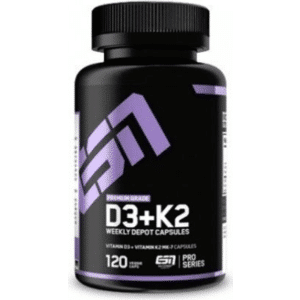 ESN Vitamin D3+K2 120 stk