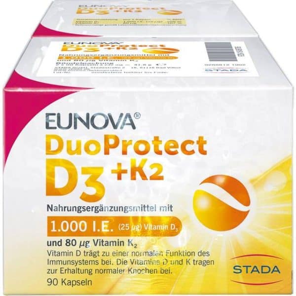 EUNOVA DuoProtect D3+K2 1.000 I.E./80 μg