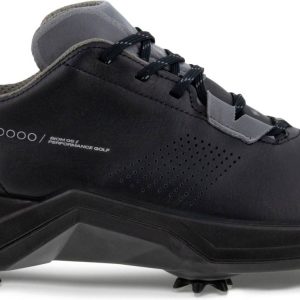 Ecco Biom G5 Vandtætte Herre Golfsko Med Spikes - Black/Steel - Str. 46 Normal