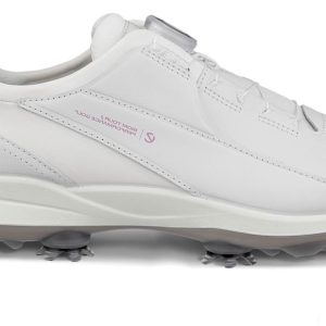 Ecco Biom Tour BOA Vandtætte Dame Golfsko Med Spikes - White - Str. 36 Normal