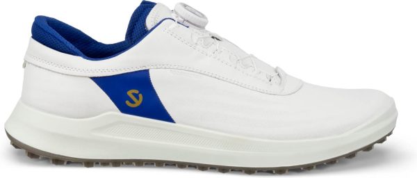 Ecco Core Hybrid BOA Vandtætte Herre Golfsko Uden Spikes - White/Virtual - Str. 39 Normal