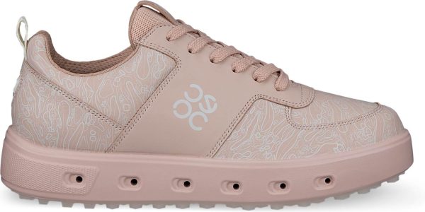 Ecco Street 720 Graphic Vandtætte Dame Golfsko Uden Spikes - Rose Dust - Str. 36 Normal