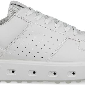 Ecco Street 720 Vandtætte Herre Golfsko Uden Spikes - White - Str. 39 Normal