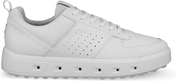 Ecco Street 720 Vandtætte Herre Golfsko Uden Spikes - White - Str. 39 Normal