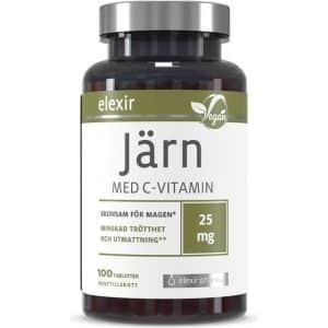 Elexir Pharma Järn Med C Vitamin 100 stk