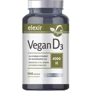 Elexir Pharma Vegan D3 4000IE 100 stk