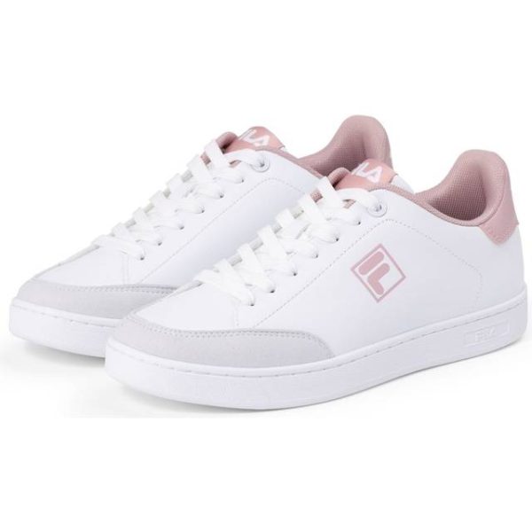 Fila Damen COURTBAY wmn Sneaker, White-Pale Mauve