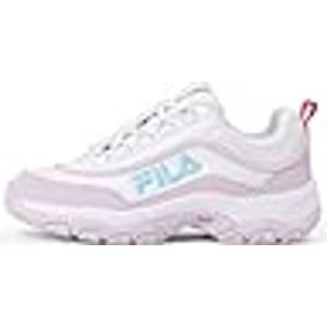Fila Damen Strada Logo wmn Sneaker, White-Orchid Hush
