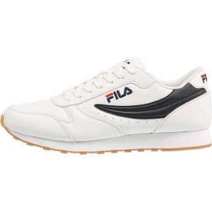 Fila retro running sneaker orbit low white dress blue