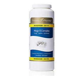 Fitness Pharma Mega B Complex • 200 kap.