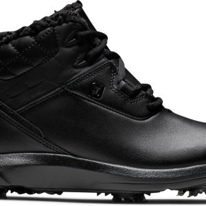 Footjoy Boot (2022) Vandtætte Dame Golfsko Med Spikes - Black - Str. 36 1/2 Bred