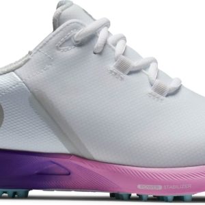 Footjoy Fuel Sport Vandtætte Dame Golfsko Uden Spikes - White/Purple/Pink - Str. 38 1/2 Normal