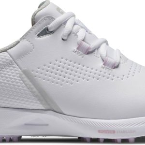 Footjoy Fuel Vandtætte Dame Golfsko Uden Spikes - White/White/Pink - Str. 40 1/2 Normal