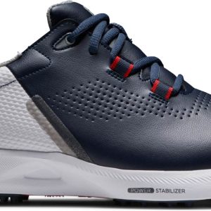 Footjoy Fuel Vandtætte Herre Golfsko Uden Spikes - Navy/White/Red - Str. 42 Normal