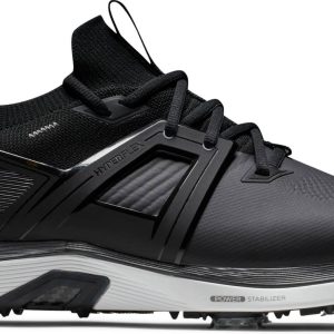 Footjoy HyperFlex Carbon (2023) Vandtætte Herre Golfsko Med Spikes - Black/White/Grey - Str. 39 Normal