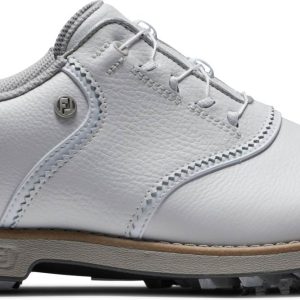 Footjoy Premiere Series (2024) BOA Vandtætte Dame Golfsko Med Spikes - All White - Str. 36 1/2 Normal