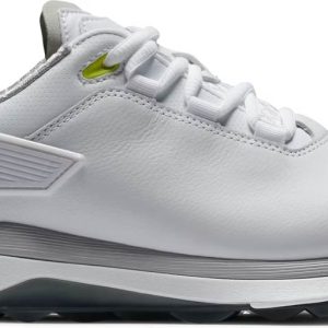 Footjoy Pro/SLX Vandtætte Dame Golfsko Uden Spikes - White/White/Grey - Str. 36 1/2 Normal