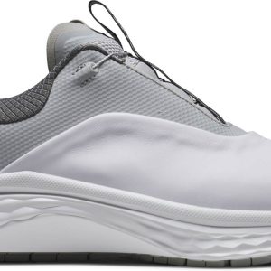 Footjoy Quantum BOA Vandtætte Herre Golfsko Uden Spikes - White/Grey/Black - Str. 39 Normal