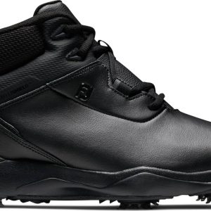 Footjoy Stormwalker (2023) Vandtætte Herre Golfsko Med Spikes - Black - Str. 39 Normal