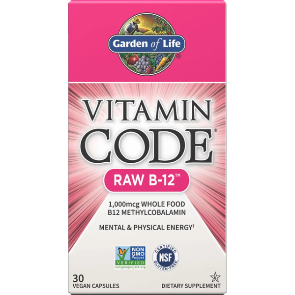 Garden of Life Vitamin Code Raw B-12 30 stk