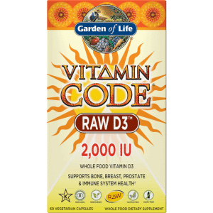 Garden of Life Vitamin Code Raw D3 2000Iu 60 stk