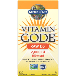 Garden of Life Vitamin Code Raw D3 2000lu 120 stk