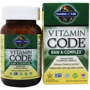 Garden of Life Vitamin Code Raw K Complex 60 stk
