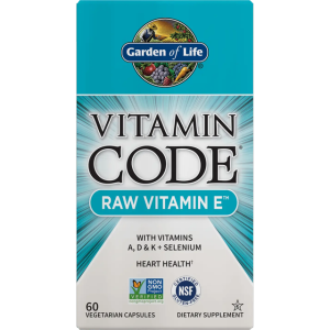 Garden of Life Vitamin Code Raw Vitamin E 60 stk