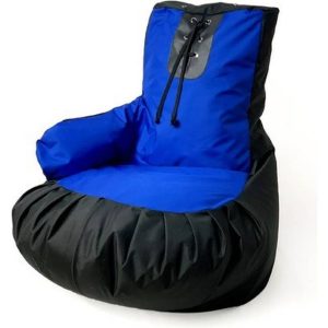 Go Gift Blå Sort Oxford Pouffe Boksehandsker 130 x 90 cm Siddepuf