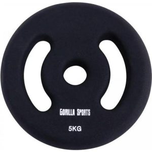 Gorilla Sports VÆGTSKIVER NEOPREN 31MM 1-5KG 2 x 5 kg