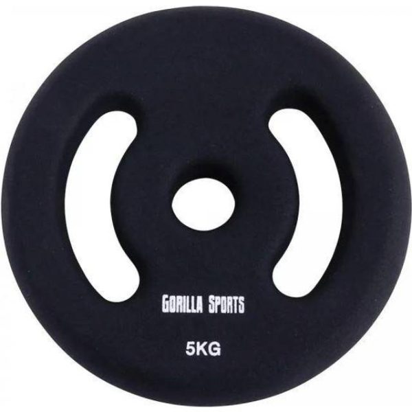 Gorilla Sports VÆGTSKIVER NEOPREN 31MM 1-5KG 2 x 5 kg