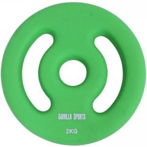 Gorilla Sports VÆGTSKIVER NEOPREN 31MM 1-5KG