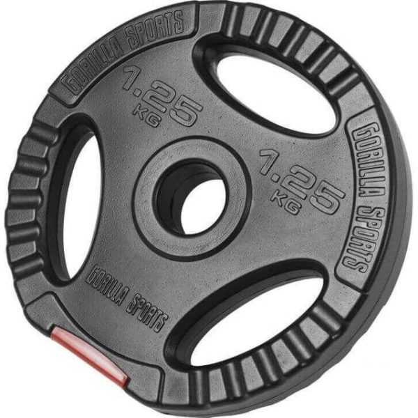 Gorilla Sports VÆGTSKIVER PRO TRIGRIP – 1,25-15 KG