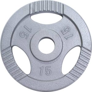 Gorilla Sports VÆGTSKIVER TRIGRIP STØBEJERN 51MM 1,25-20 KG 15 kg